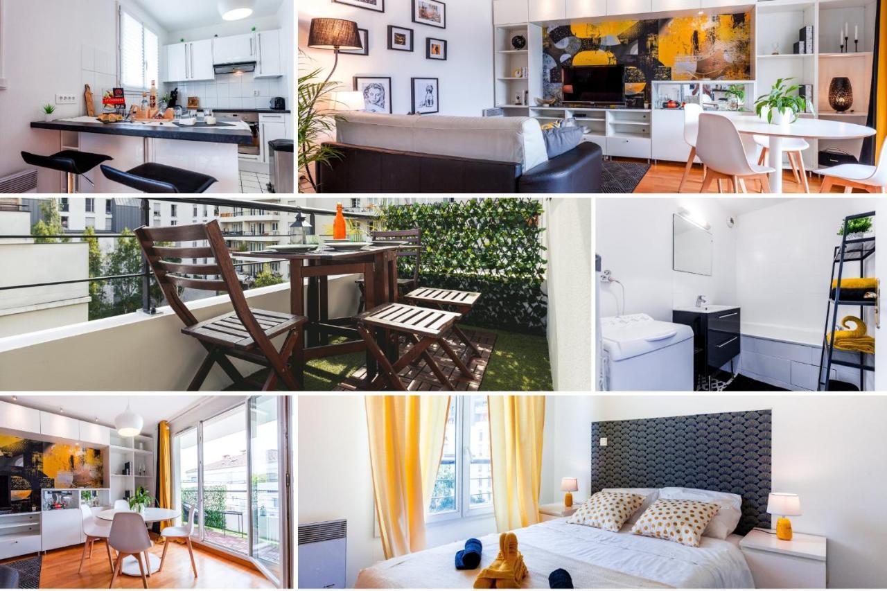 Anja - Top Hote Paris - 6 Personnes Balcon Parking Сен-Дені Екстер'єр фото