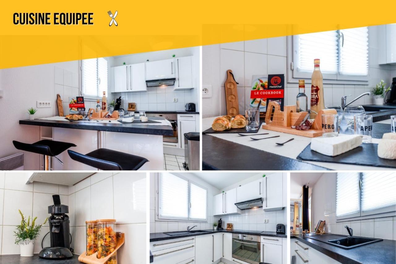 Anja - Top Hote Paris - 6 Personnes Balcon Parking Сен-Дені Екстер'єр фото